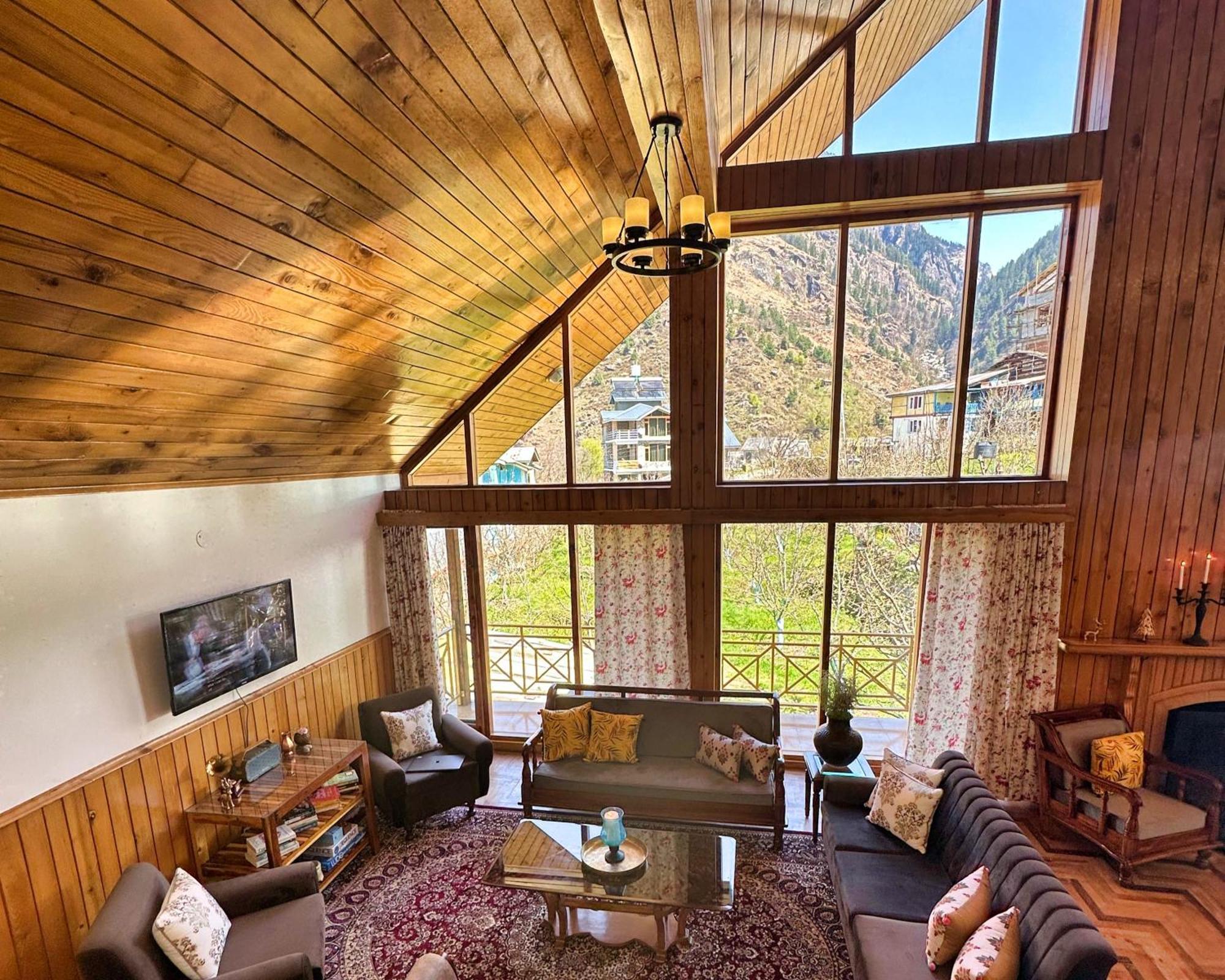 The Wooden Chalet, Manali Eksteriør billede